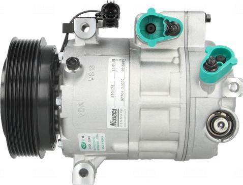 NISSENS 890175 — Kompresor, klimatyzacja