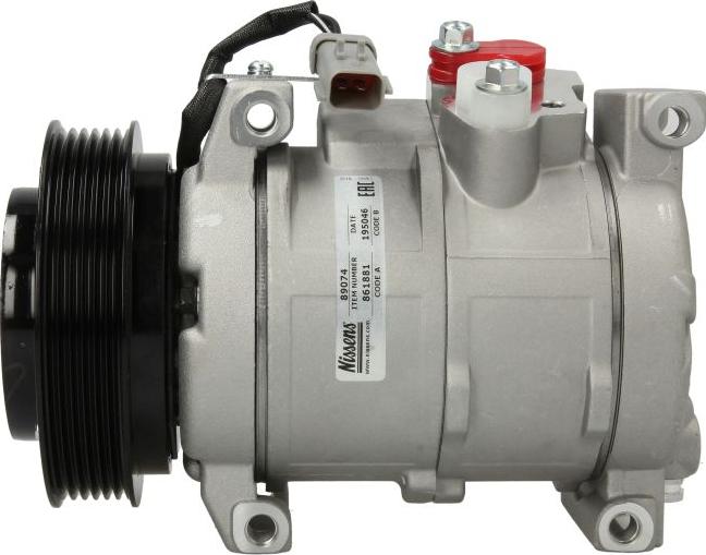 NISSENS 89074 — Kompresor, klimatyzacja