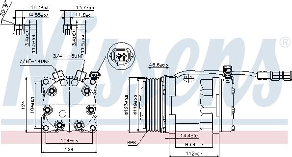 NISSENS 89139 - Kompresor klimatyzacji