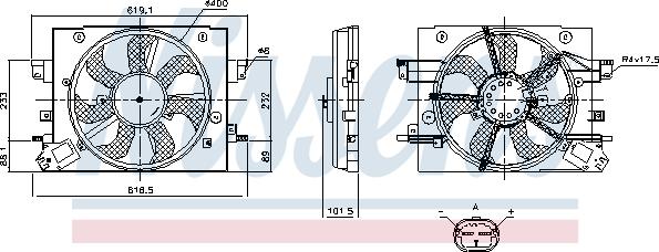 NISSENS 850110 - Wentylator chłodnicy