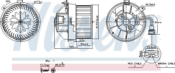 NISSENS 87628 - DMUCHAWA ALFA ROMEO GIULIETTA 1.4-2.0 11-16