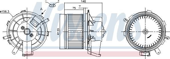 NISSENS 87290 - WENTYLATOR NAGRZ.JUMPER 2.2HDI 11-