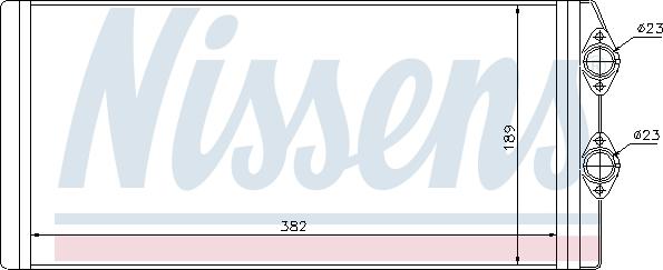 NISSENS 73629 - Nagrzewnica