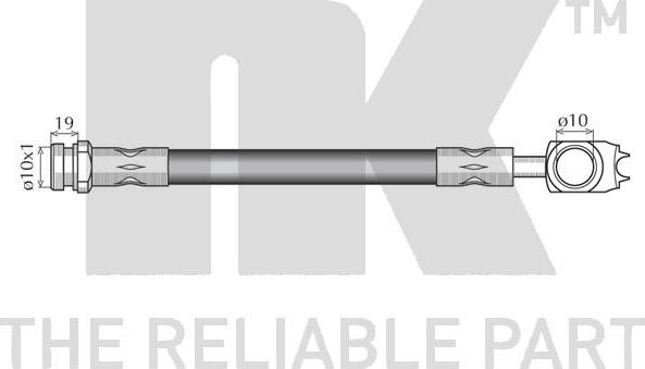 NK 8547136 - PRZEWÓD HAM. ELAST. VW T. PASSAT-CC-SHARAN-TIGUAN 07-