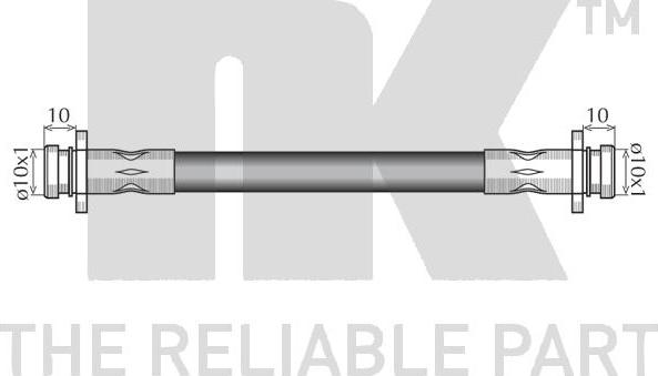 NK 855231 - PRZEWÓD HAM. ELAST. SUZUKI JIMNY T. 1.3-1.5 98-