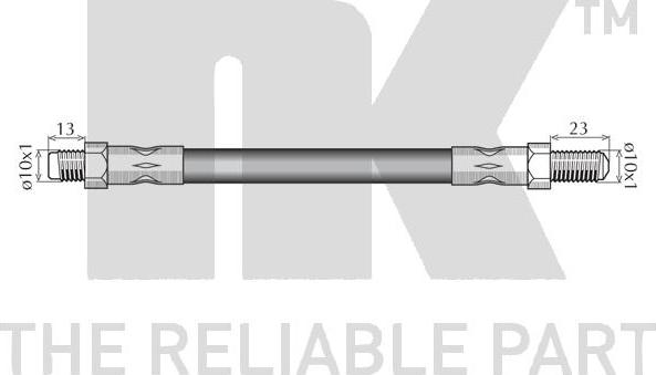 NK 851016 - PRZEWÓD HAM. ELAST. ALFA P. 33 90-94