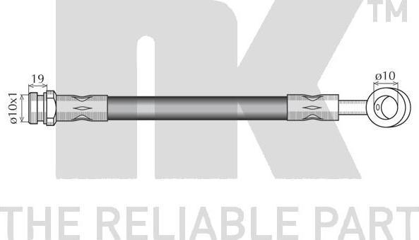 NK 853416 - PRZEWÓD HAM. ELAST. KIA P. CARENS 1.6-2.0 06- LE