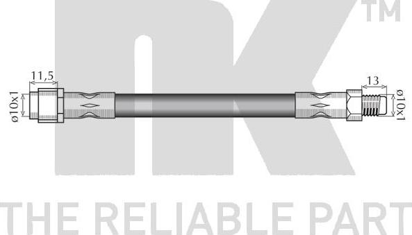 NK 853372 - PRZEWÓD HAM. ELAST. DB T. C218-X218-W212-S212 1.8-6.2 09-17 LE-PR