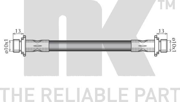 NK 852646 - PRZEWÓD HAM. ELAST. HONDA T. HR-V 1.6 16V 99-05 LE-PR