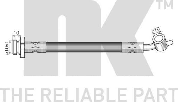 NK 852252 - PRZEWÓD HAM. ELAST. NISSAN P. PRIMERA 96-02 PR