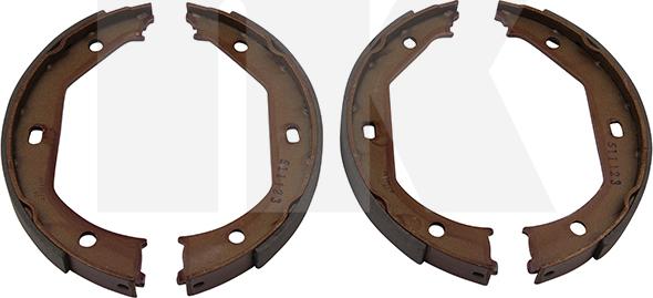 NK 2715638 — Zestaw szczęk hamulcowych, hamulec postojowy