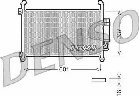 Denso DCN40007 — Skraplacz, klimatyzacja