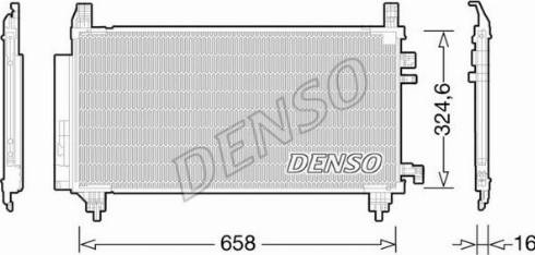 Denso DCN50046 - Skraplacz klimatyzacji