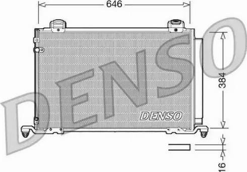 Denso DCN50026 - Skraplacz klimatyzacji