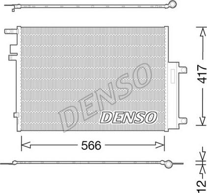Denso DCN06017 - Skraplacz klimatyzacji