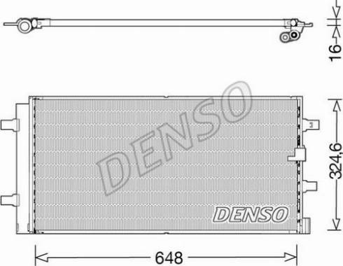 Denso DCN02044 - Skraplacz klimatyzacji