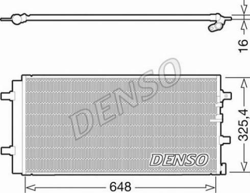 Denso DCN02021 - Skraplacz, klimatyzacja