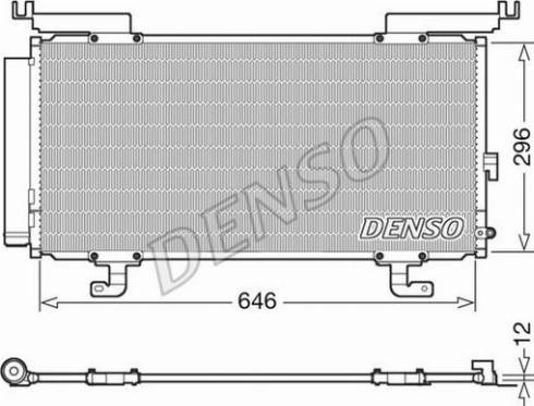 Denso DCN36004 - Skraplacz klimatyzacji