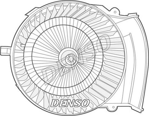 Denso DEA07021 - Wentylator wewnętrzny