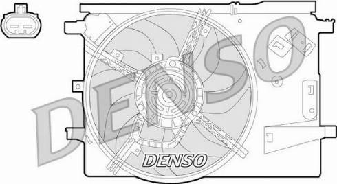 Denso DER09053 - Wentylator chłodnicy