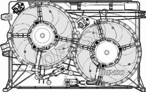 Denso DER09075 - Wentylator chłodnicy