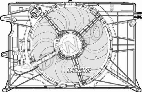 Denso DER09074 - Wentylator chłodnicy
