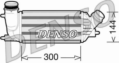 Denso DIT07001 - Chłodnica powietrza dolotowego