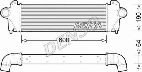 Denso DIT12005 - Chłodnica powietrza doładowującego
