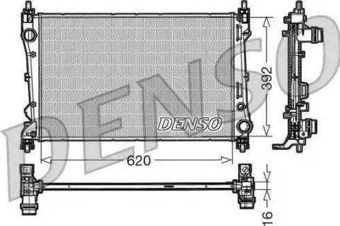 Denso DRM09113 - Chłodnica silnika