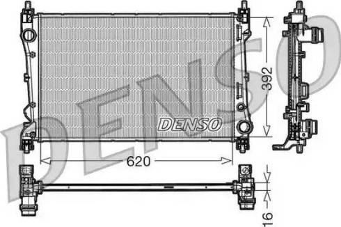 Denso DRM09113 - Chłodnica silnika