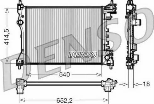Denso DRM01005 - Chłodnica silnika