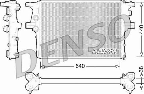 Denso DRM12008 - Chłodnica silnika