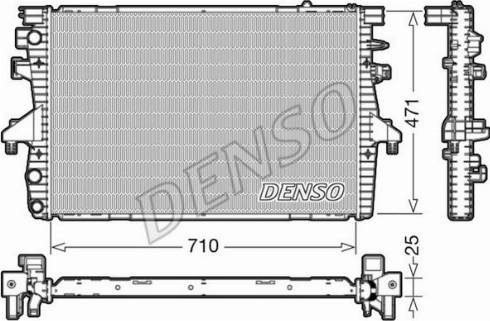 Denso DRM32039 - Chłodnica silnika