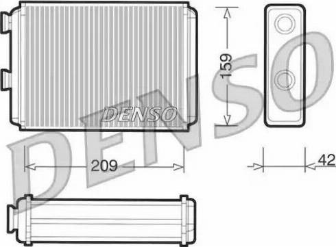 Denso DRR09070 - Nagrzewnica