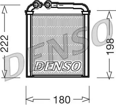Denso DRR32005 - Chłodnica układu ogrzewania kabiny pasażerskiej (HVAC)