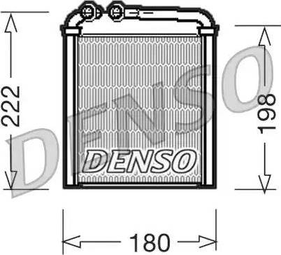 Denso DRR32005 - Chłodnica układu ogrzewania kabiny pasażerskiej (HVAC)