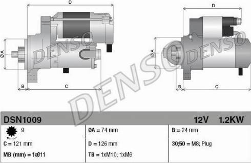Denso DSN1009 - Rdzeń rozrusznika