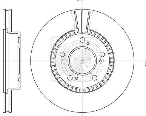 Meyle 31-15 521 0016 - TARCZA HAM. HONDA P. PRELUDE
