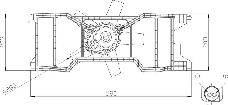 NRF 47944 - Wentylator chłodnicy