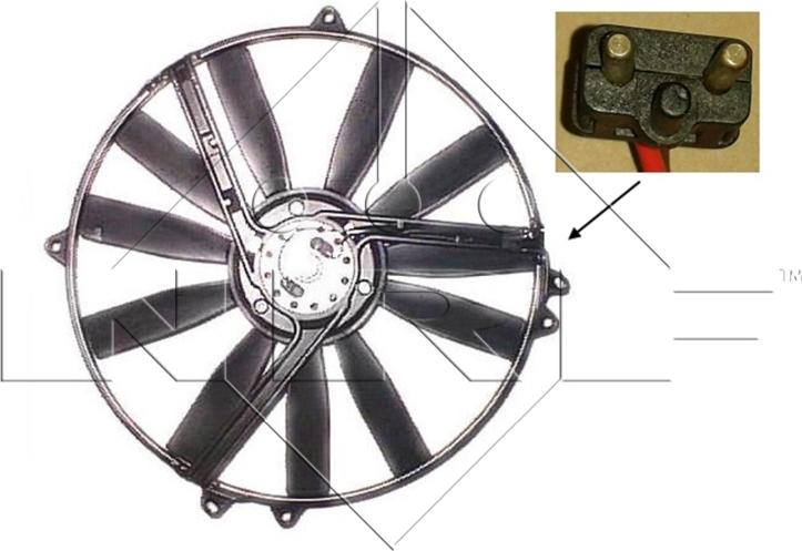 NRF 47300 — Wentylator, chłodzenie silnika