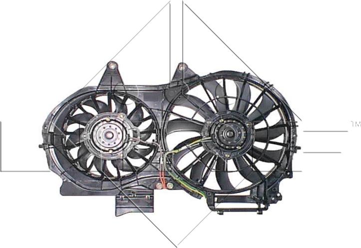 NRF 47205 — Wentylator, chłodzenie silnika