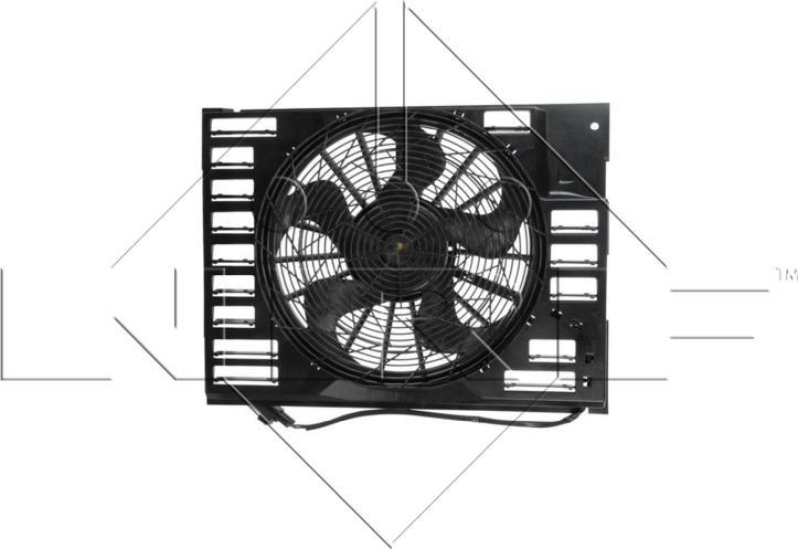 NRF 47215 - WENTYLATOR CHŁODNICY BMW 7 E65-E66 01-