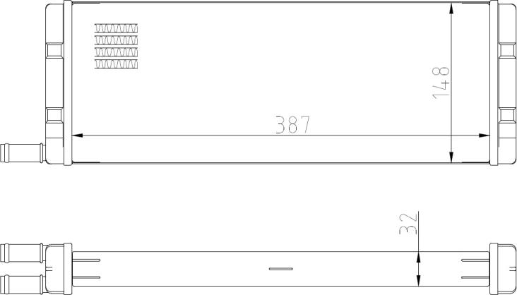 NRF 54408 — Wymiennik ciepła, ogrzewanie wnętrza