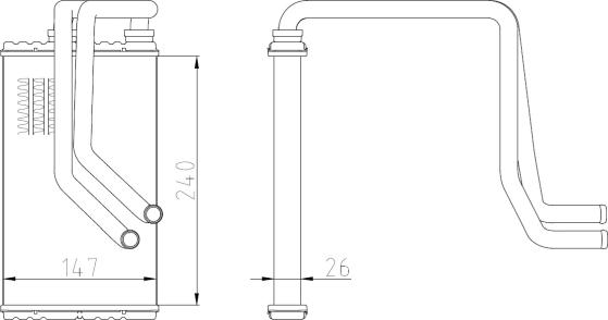 NRF 54387 - Nagrzewnica