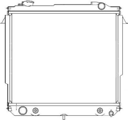 NRF 50300 - CHŁODNICA JEEP CHEROKKE 2.5-2.8 90-01