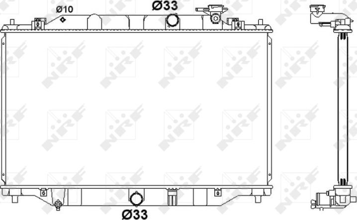 NRF 58416 - CHŁODNICA MAZDA CX5 12-