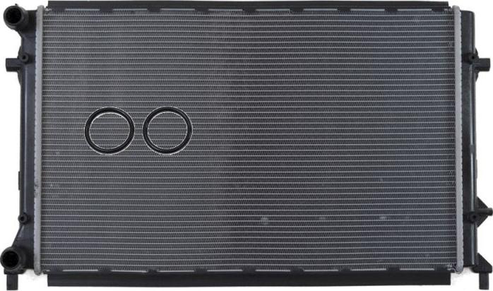 NRF 53405 - CHŁODNICA VW GOLF 1.4-2.5FSI 03- OCTAVIA 04-