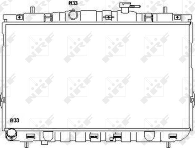NRF 53355 — Chłodnica, układ chłodzenia silnika