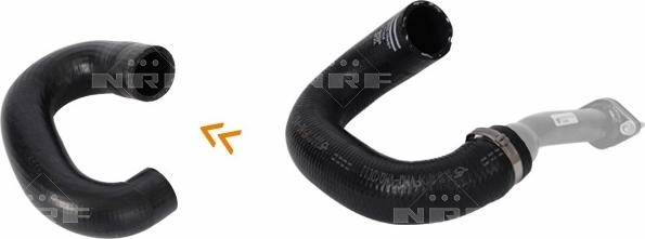NRF 166229 - PRZEWÓD INTERCOOLERA FIAT PANDA 1.3D 12-