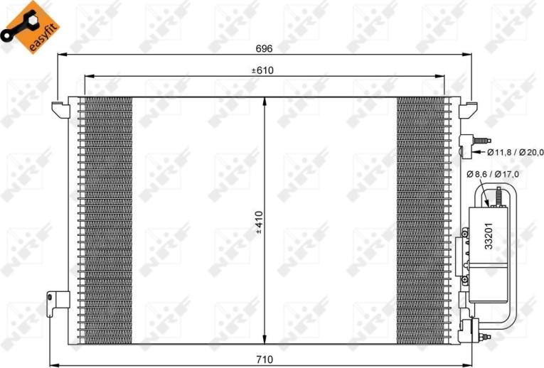 NRF 35929 — Skraplacz, klimatyzacja